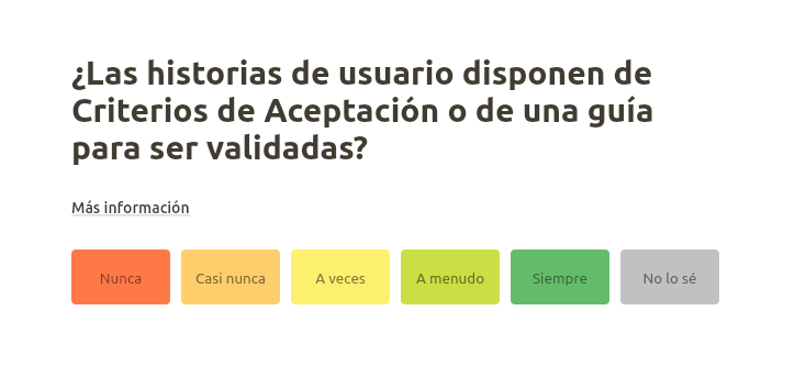 Redsauce survey question on software quality, 360 Audit, user stories