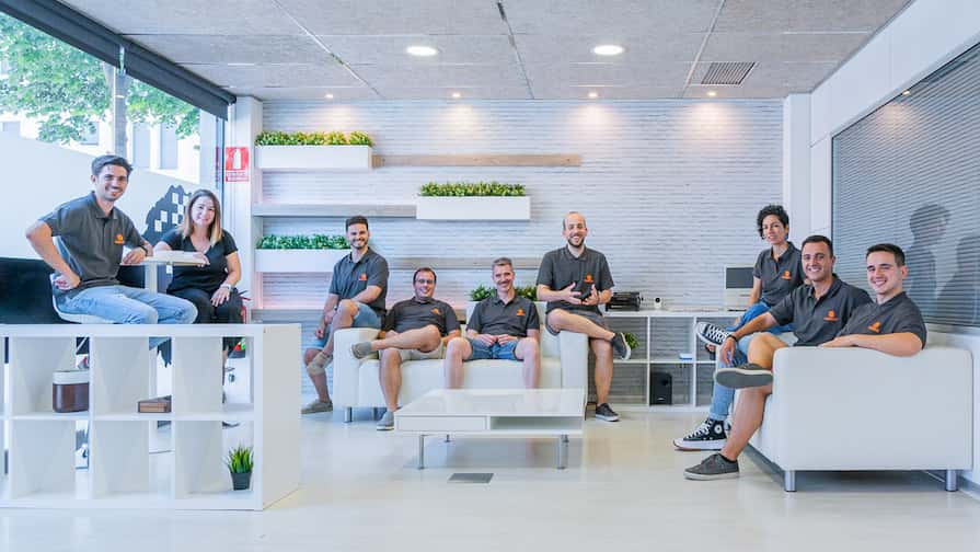 Redsauce SQA testing team at the Barcelona office