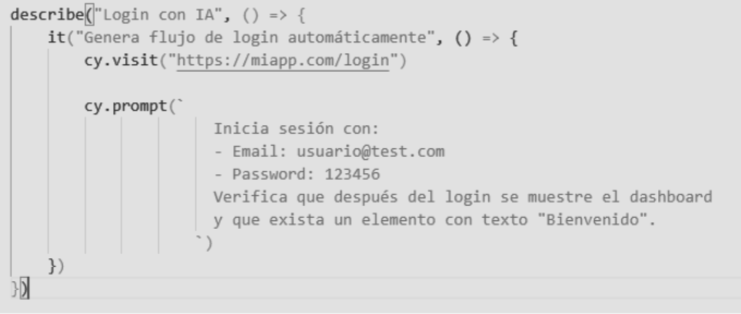 Cypress prompt