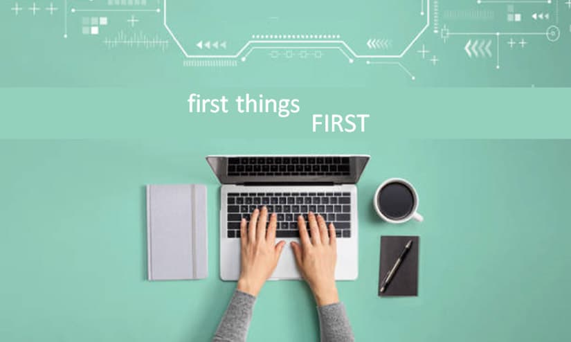 API first: first things first