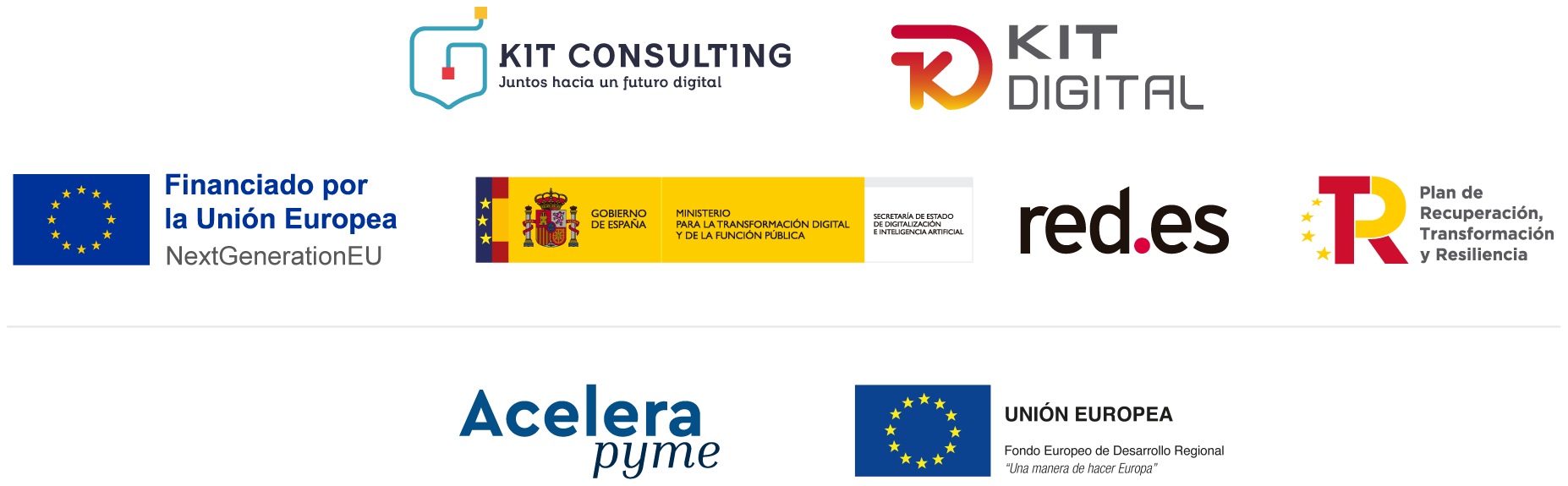 Logos Cofinanciadores Kit Consulting