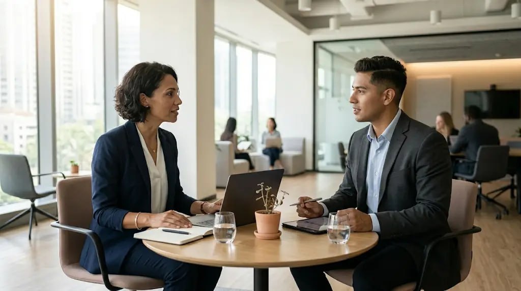 Conversación de coaching para mejorar liderazgo y toma de decisiones